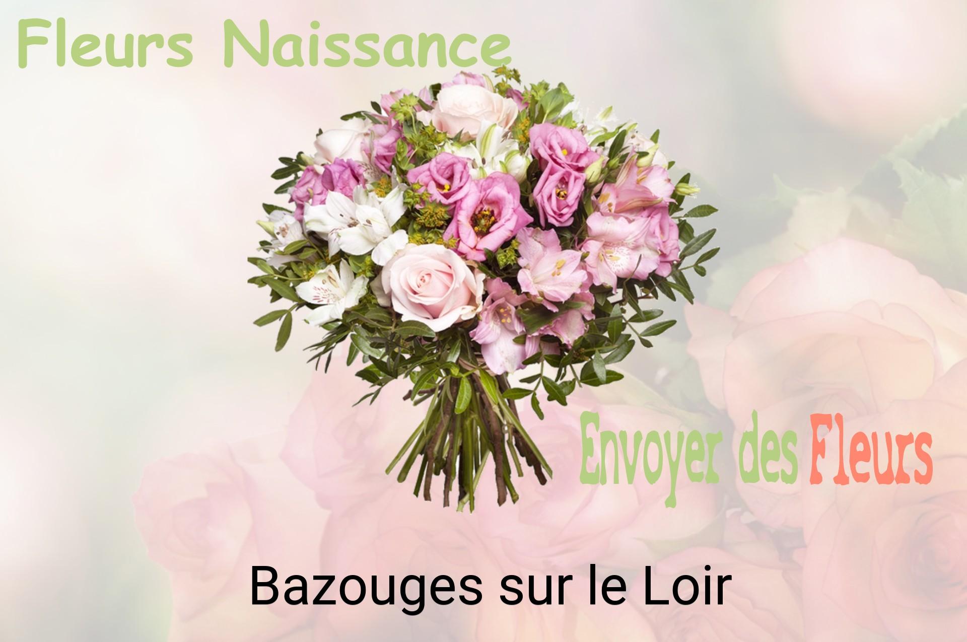 Bouquet de fleurs de naissance livré à Bazouges-sur-le-Loir